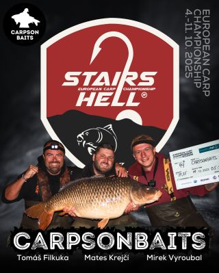 Posledním týmem, který se za naši značku představí na závodě @stairs2hell budou kluci z týmu #Carpsonbaits, které myslím...